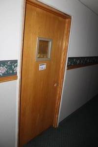 lot 216 image: Wood Door with Window