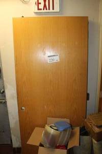 lot 220 image: Solid Wood Door
