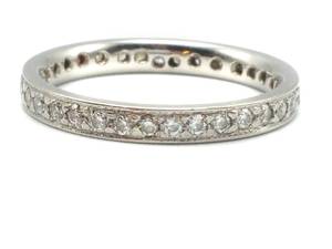 .60 Carat Platinum Diamond Eternity Band $3150 Appraisal Included