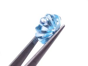 11.59 Carat Custom Cut Sky Blue Topaz Loose Gemstone