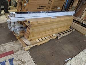 lot 292 image: Pallet of Wire Mold and Power Strips