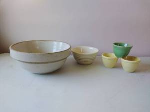 Five Vintage Bowls