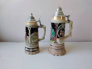 Two Beer Stein Music Boxes