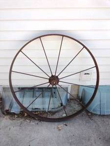 Metal Wagon Wheel