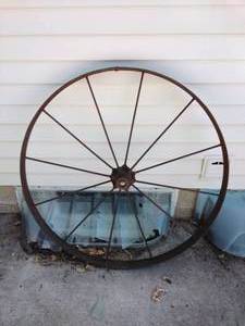 Metal Wagon Wheel
