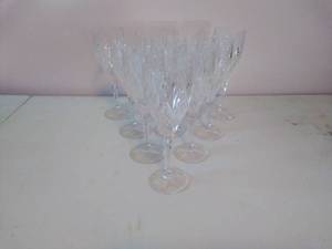 Set of Ten Wineglasses