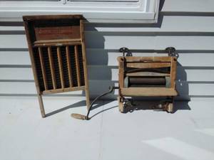 Two Vintage Washboards