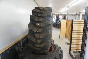 lot 4 image: Brand New Set of - 4 Camso Skid Loader Tires & Rims RESERVE IS $1200.00