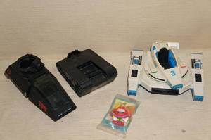 lot 91 image: Vintage GI Joe Vehicle and Fisher Price Space Toy