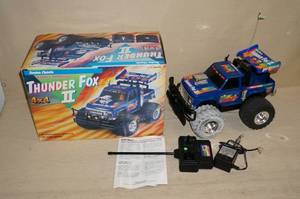 lot 74 image: Vintage Radio Shack Thunder Fox RC in Box