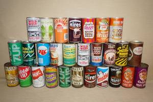 lot 73 image: Vintage Pop Cans