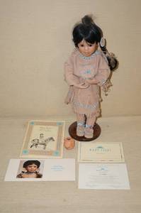 lot 100 image: Georgetown Collection Native American Porcelain Doll