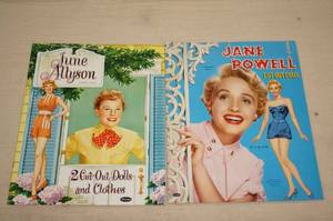 lot 94 image: 2 Vintage Paper Doll Cut Out Sets