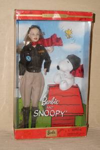 lot 93 image: Barbie and Snoopy Doll Set