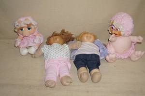 lot 97 image: Muppet Babies and Cabbage Patch Kids Dolls
