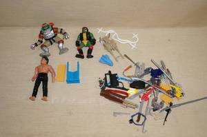 lot 104 image: Vintage Action Figures and Accessories
