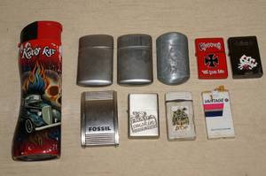 lot 133 image: Lighters - Zippo Style, Novelty