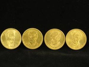 lot 160 image: 4 Presidential Dollar Coins - Key Dates