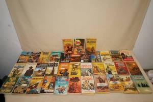 lot 217 image: Vintage Western Paperback Story Books