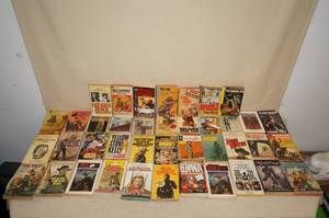 lot 214 image: Vintage Western Paperback Story Books