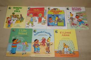 lot 207 image: Vintage Sesame Street Hard Cover Books