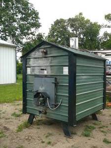 lot 1 image: Woodmaster 5500 Super Duty Wood BoilerFurnace
