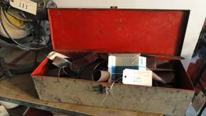 Tool Box With Misc Sandpaper