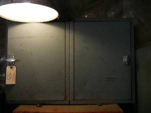 Metal Cabinet With 2 Doors