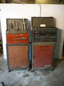Tool LockerWorshop 4 Tool Boxes Including Misc Tools
