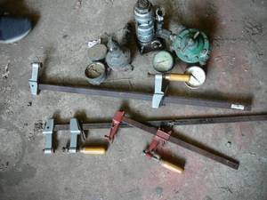 Bar Clamps, Bottle Jack, 2 Regulators