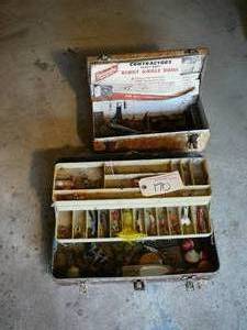 2 Tool Boxes Including Misc Fishing Tackle