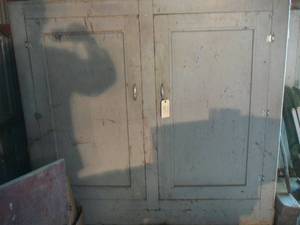 Wood Cabinet Contents Included