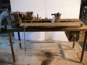 12 Wood Lathe Bench Mounted With 8 Cutting Knives