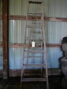 7 Step Wooden Ladder