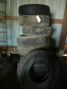 Lot of Used Tires
