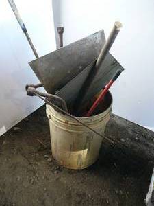 Bucket With Misc. Tools