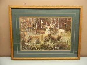 BOB TRAVERS Limited Edition - FALL RETREAT - GREAT PIECE IN OAK FRAME - APPROX 35 BY 27 - SEE PICTURES