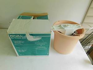 lot 3 image: Rival Ice Cream and Frozen Yogurt Maker Instruction Manual