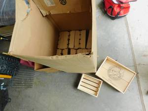 lot 128 image: 12 Small Wood Crates