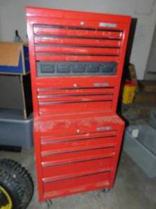 lot 180 image: Craftsman Red Tool Chest