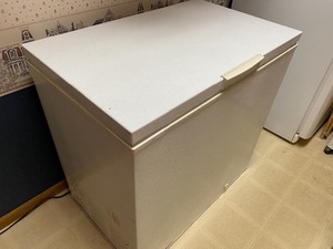 lot 95 image: White General Electric Freezer