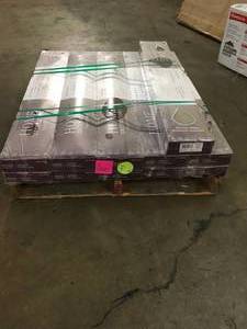 11 CASES OF HOME DECOR COLLECTION Hayes River Oak 12mm Thick x 7-916 in. Wide x 50-58 in. Length Water Resistant Laminate Flooring (15.95 sq. ft.case) CUSTOMER RETURNS SEE PICS