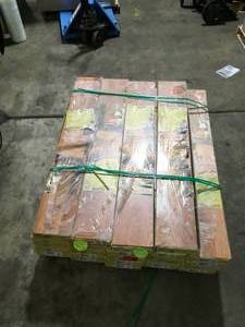 23 CASES OF TRAFFICMASTER Gladstone Oak 7 mm Thick x 7-23 in. Wide x 50-45 in. Length Laminate Flooring (24.24 sq. ft.  Case) CUSTOMER RETURNS SEE PICS