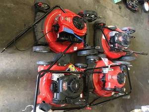 GAYLORD FULL WITH 4 TROY BILT LAWN MOWERS NOT CHECKED SEE PICS
