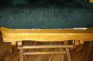 lot 55 image: Glider Rocker