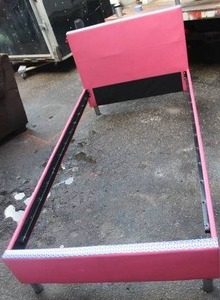 lot 78 image: Adorable Girls Pink Twin Bed Frame