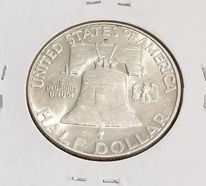 1950-D FRANKLIN HALF DOLLAR BU-UNC
