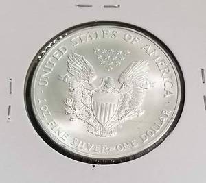 2003 AMERICAN SILVER EAGLE 1 TROY OZ. .999 FINE SILVER DOLLAR