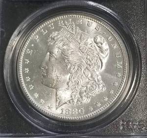 1880-S MORGAN SILVER DOLLAR MS63 PCGS