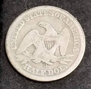 1854-O US SEATED LIBERTY HALF DOLLAR